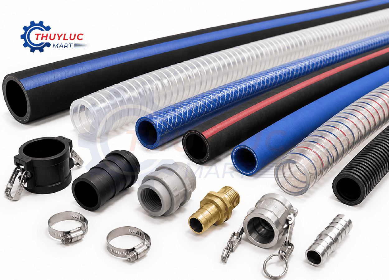 Ống công nghiệp và nhiều phân loại đầu nối tương thích
