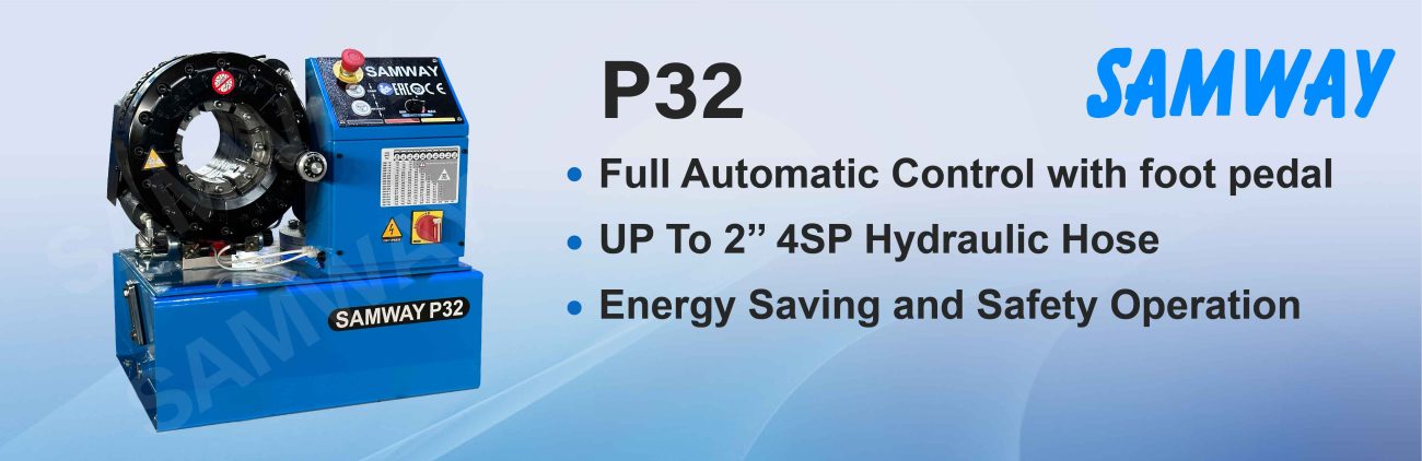 Máy bấm đầu cốt ống thủy lực hãng Samway P32