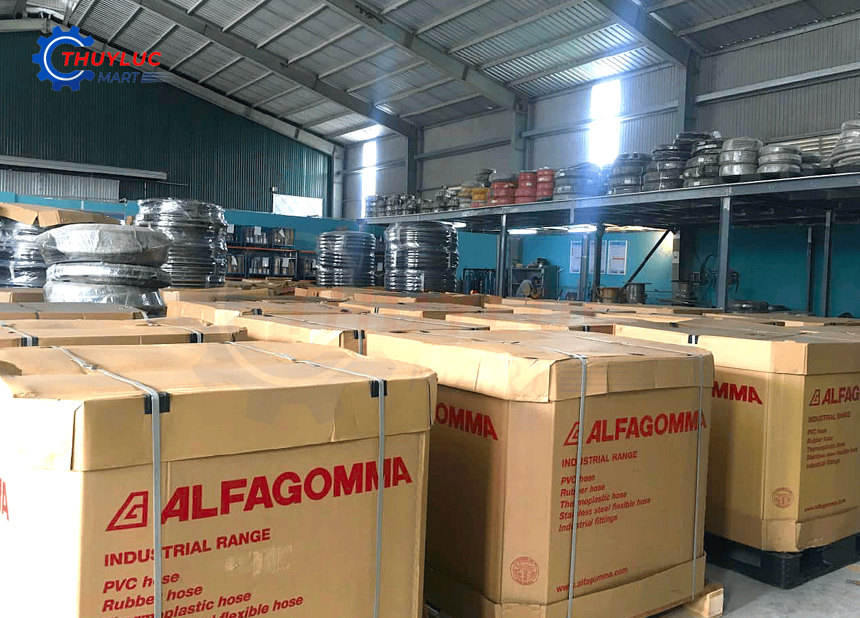 Kho hàng ống mềm chính hãng Alfagomma của Thủy Lực Mart tại Hà Nội