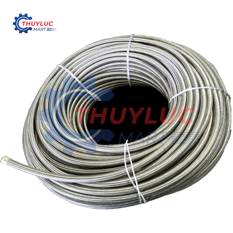 Ống teflon bọc inox 1/2", PTFE-SS-08