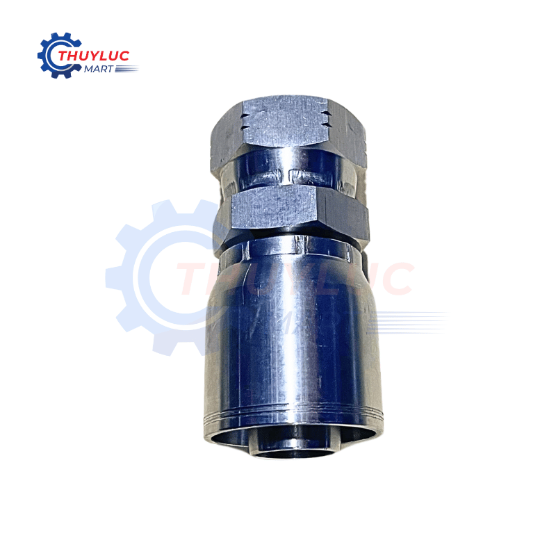 Đầu bấm, 1" - 1.5/16"x12 JIC, kèm vỏ bóp 2 lớp, SS316, 26711D-16-16RW
