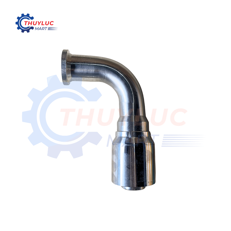 Đầu bấm Interlock, 2"  SAE3000, cong 90, inox, 14N77-32-32C