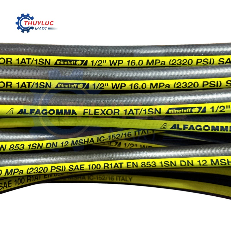 Ống thủy lực FLEXOR 1SN-HF, 1/2" - 160bar, 1001334