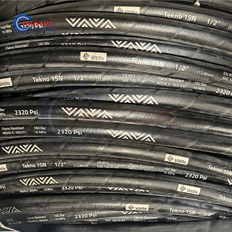 Ống thủy lực Vitillo R1AT 1/2", TH1SN08