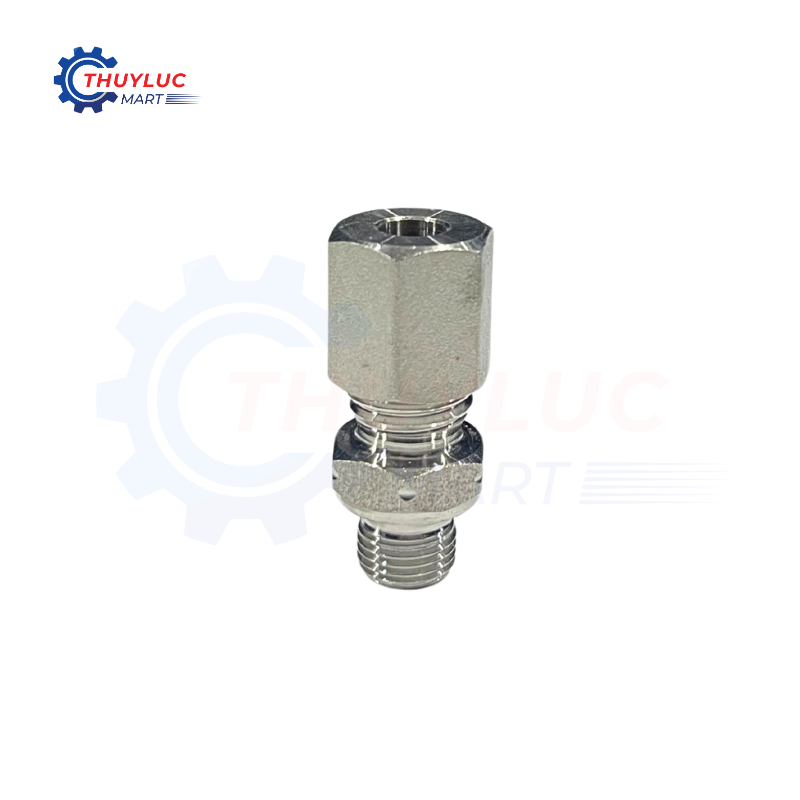 Nối thẳng SS316 06L - G1/4'', GE06LR1/4ED-SS
