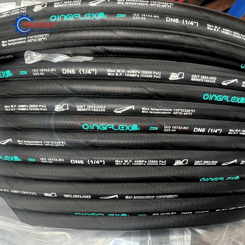 Ống thủy lực QingFlex 1/4”, R2AT , 2SN-04-QF