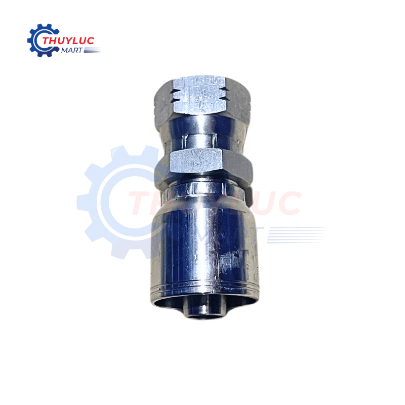 Đầu bấm, 1/2" - 7/8"x14 JIC, kèm vỏ bóp 2 lớp, SS316, 26711D-10-08RW