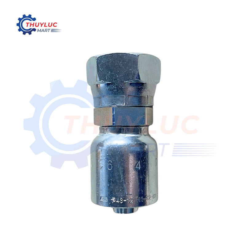 Đầu bấm, 3/4" - 1.5/16"x12 JIC, 10643-16-12