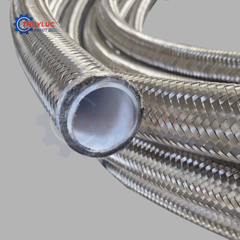 Ống teflon bọc inox 5/8", PTFE-SS-10