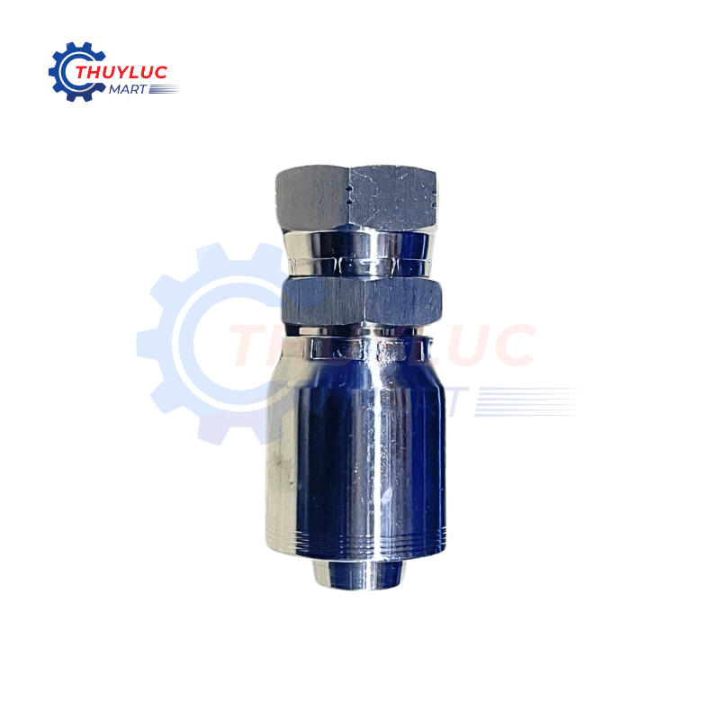 Đầu bấm, 1" - 1.5/16"x12 JIC, kèm vỏ bóp 4 lớp, SS316, 26712D-16-16RW