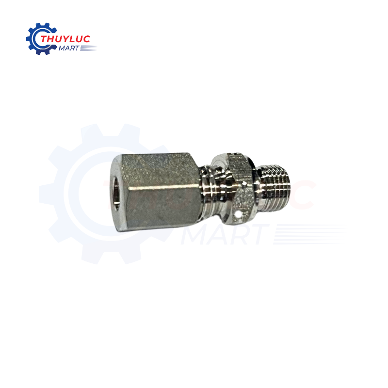 Nối thẳng SS316 06L - G1/4'', GE06LR1/4ED-SS