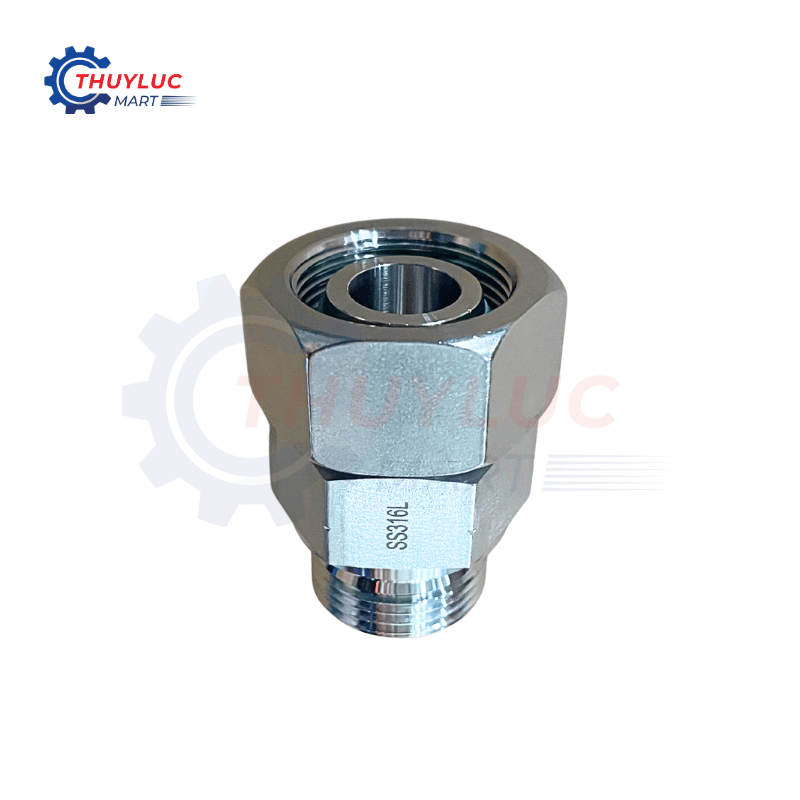 Nối thẳng xoay SS316,  25S - G1", EGE25SRED-SS