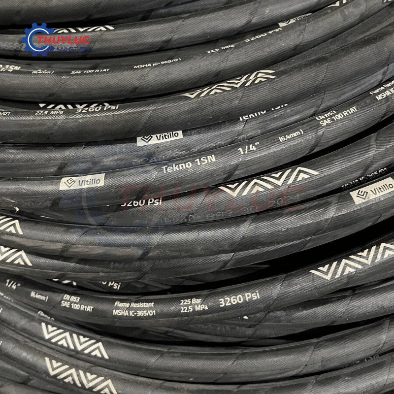 Ống thủy lực Vitillo R1AT 1/4", TH1SN04