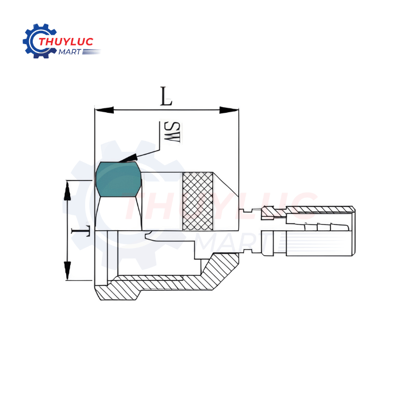 Đầu bấm DN2 - M16x2, TP-02-M16x2