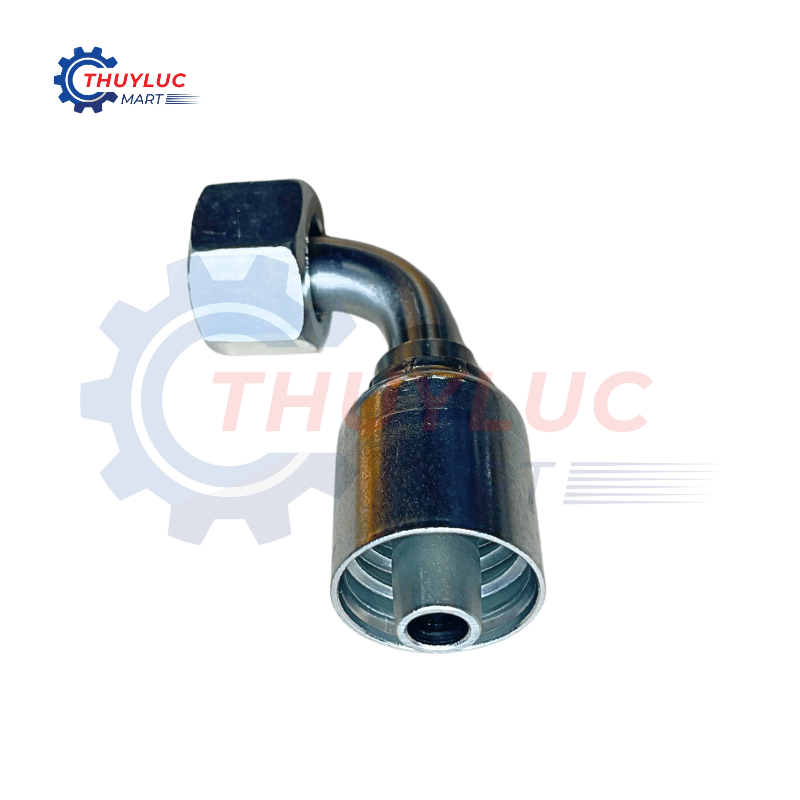 Đầu bấm DIN, 1/2" - 16S, cong 90, 11C43-16-8