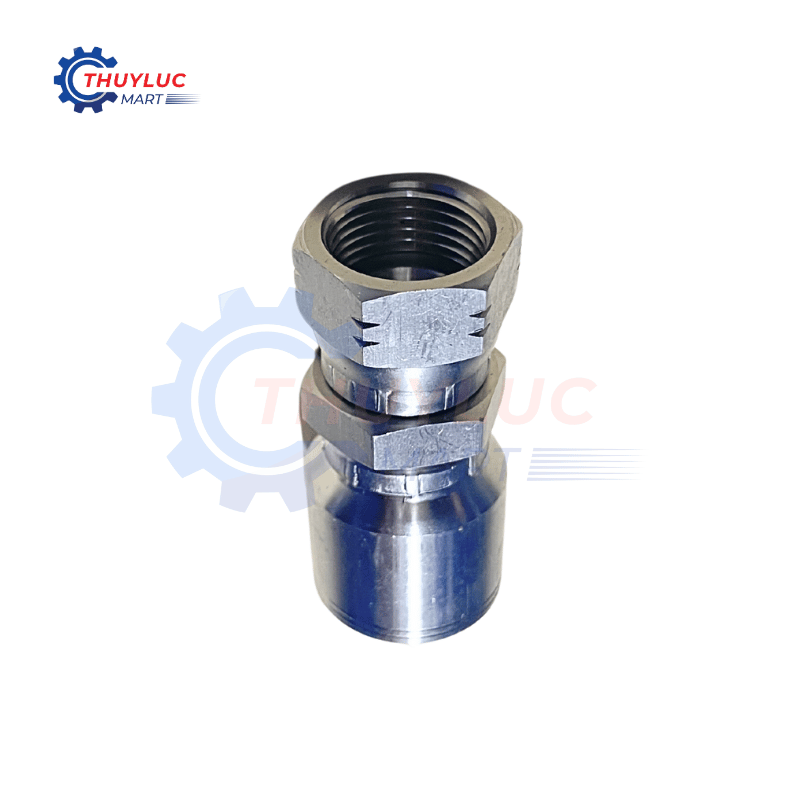 Đầu bấm, 1/2" - 7/8"x14 JIC, kèm vỏ bóp 2 lớp, SS316, 26711D-10-08RW