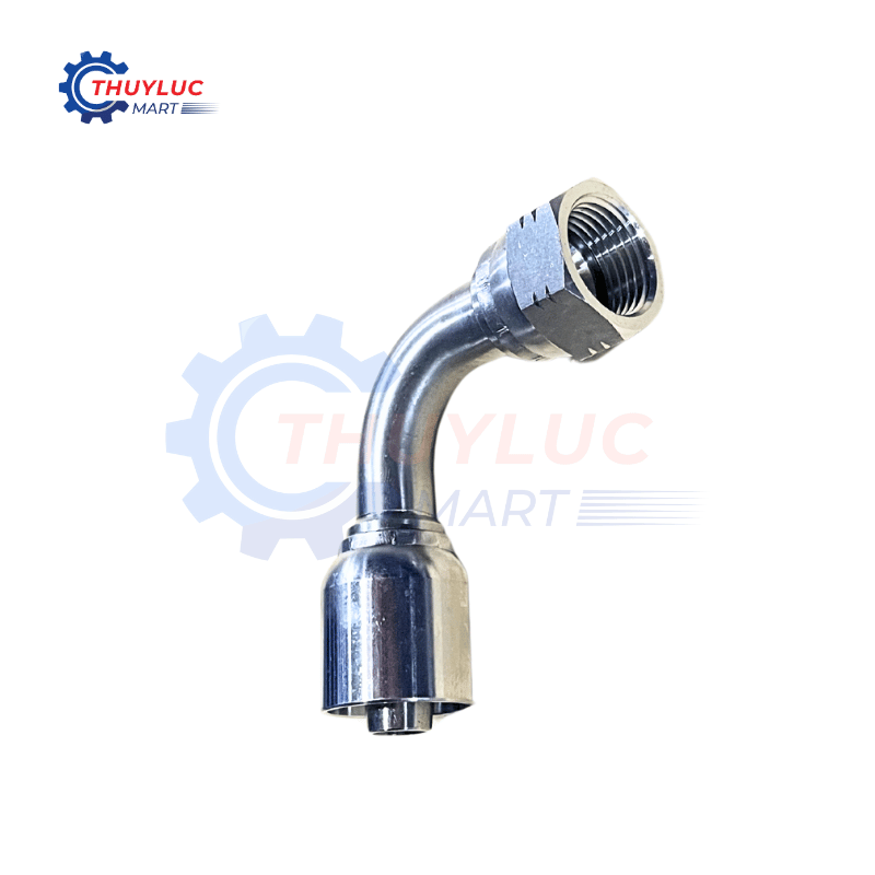 Đầu bấm, 1/2" - 7/8"x14 JIC, cong 90, kèm vỏ bóp 2 lớp, SS316, 26791-10-08RW