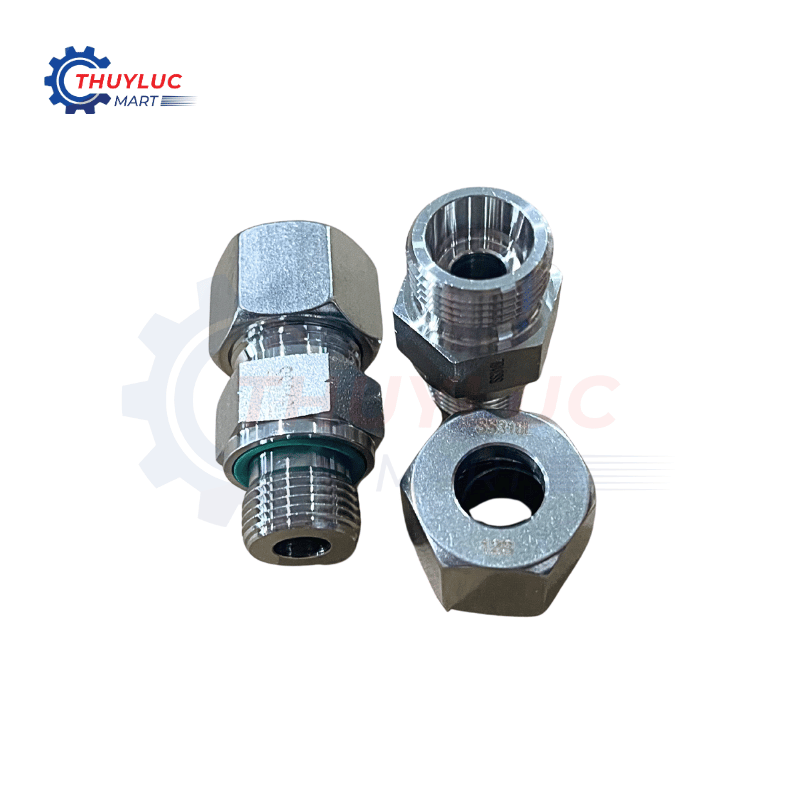 Nối thẳng SS316 12S - G3/8'', GE12SRED-SS
