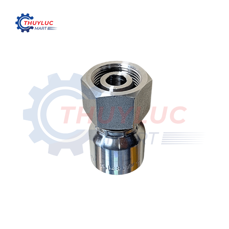 Đầu bấm DIN, 1/2" - 16S, inox, 1C948-16-8C
