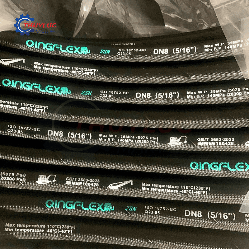 Ống thủy lực QingFlex 5/16”, 2SN-05-SM-QF