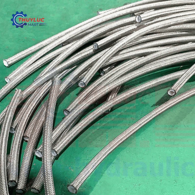 Ống teflon bọc inox 5/16", PTFE-SS-05