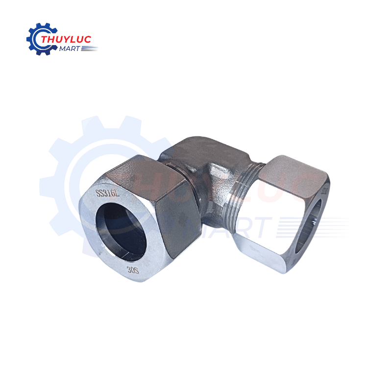 Nối vuông SS316, 30S, M42x2, W30S-SS