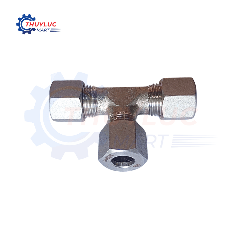 Nối T SS316 10L, M16x1.5, T10L-SS