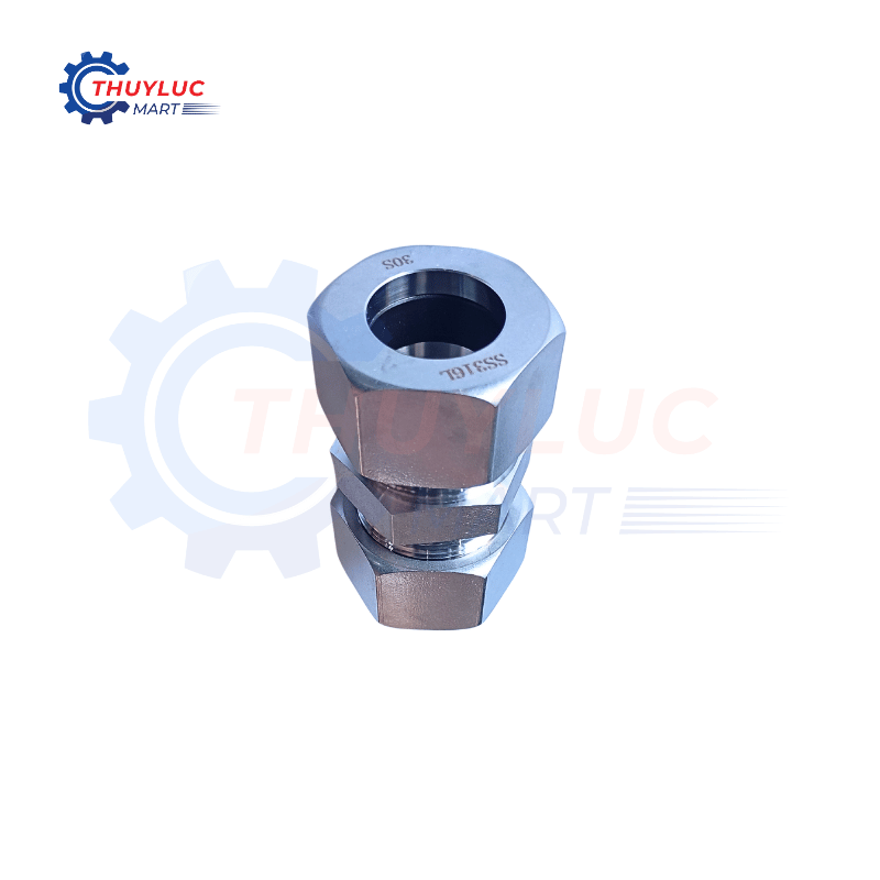 Nối thẳng SS316, 30S, M42x2, G30S-SS