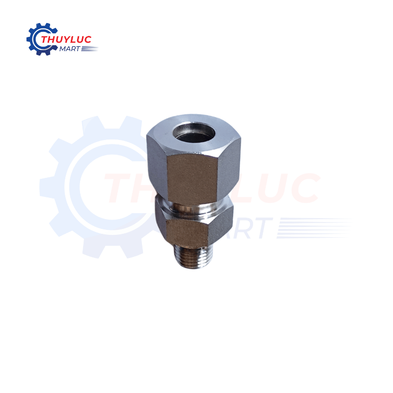 Nối thẳng SS316 12S - G1/4'', GE12SR1/4ED-SS