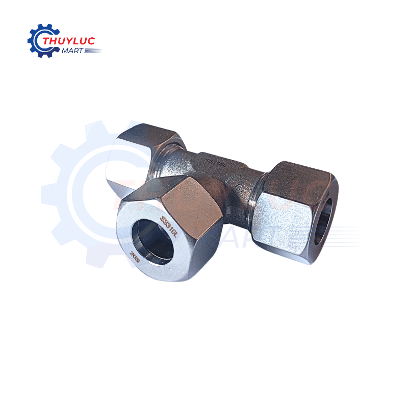 Nối T SS316, 20S, M30x2, T20S-SS
