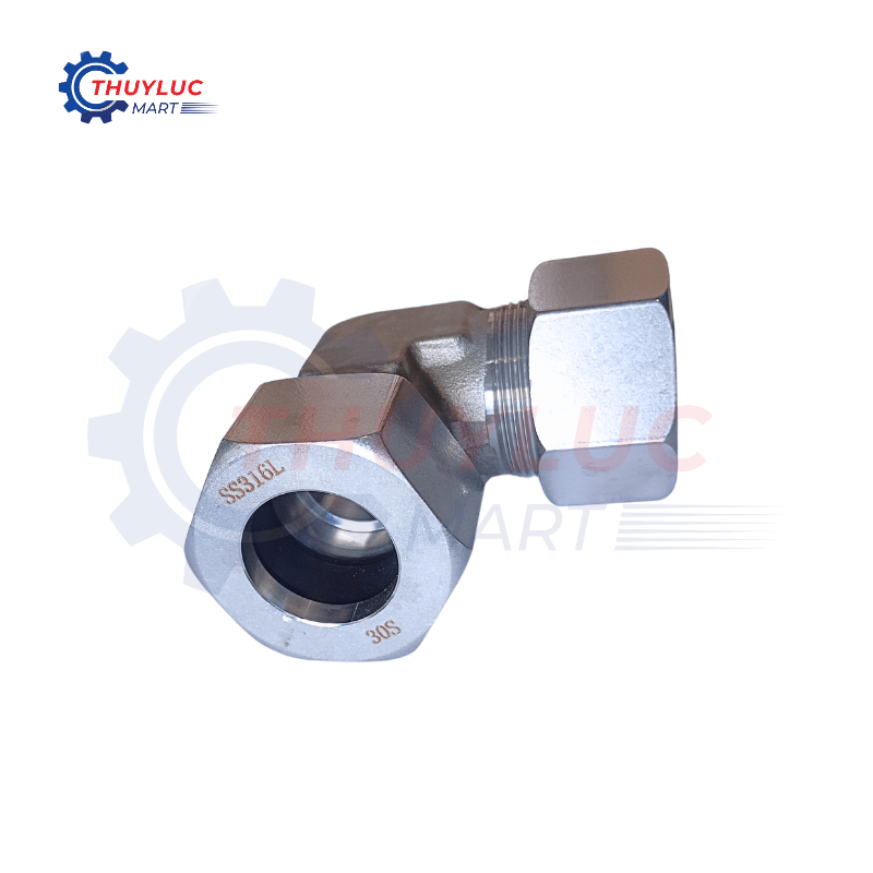 Nối vuông SS316, 30S, M42x2, W30S-SS