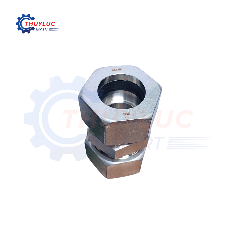 Nối thẳng SS316, 38S, M52x2, G38S-SS