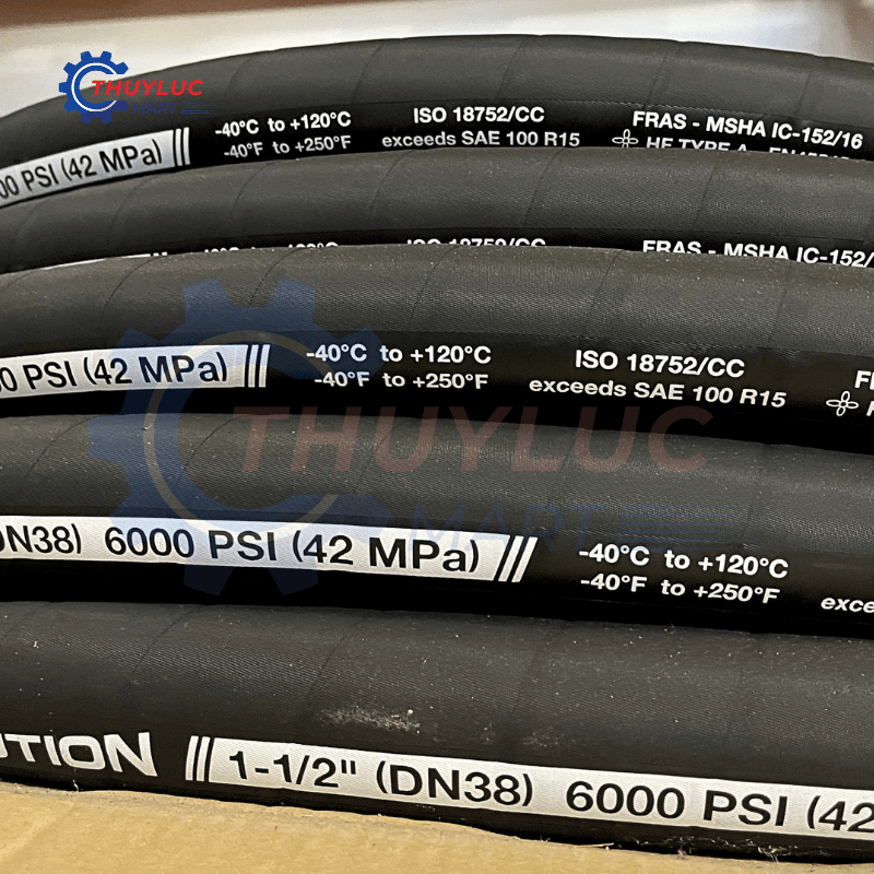 Ống thủy lực 6K Alfabiotech (6S), 1.1/2" - 420bar, R15, 1004781