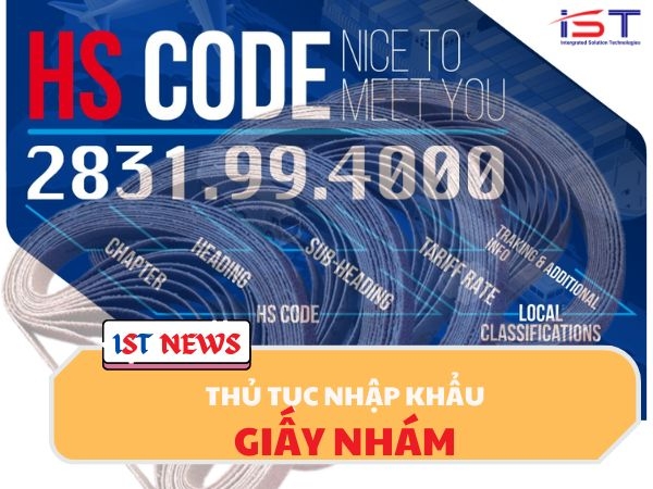 THỦ TỤC NHẬP KHẨU GIẤY NHÁM