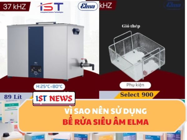 VÌ SAO NÊN CHỌN BỂ RỬA SIÊU ÂM ELMA?