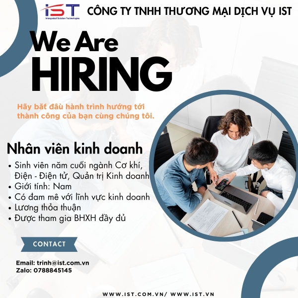 TUYỂN DỤNG NHÂN VIÊN KINH DOANH