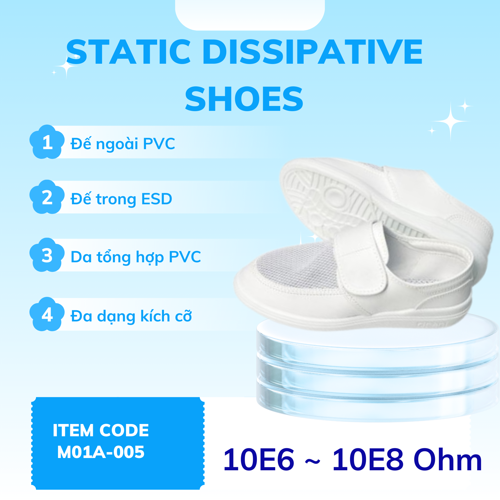 Giày bảo hộ phân tán tĩnh điện