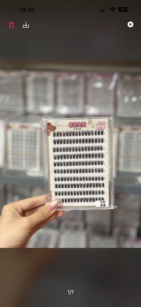 Tổng Hợp Mi Giả 10 Hàng Sẵn Keo