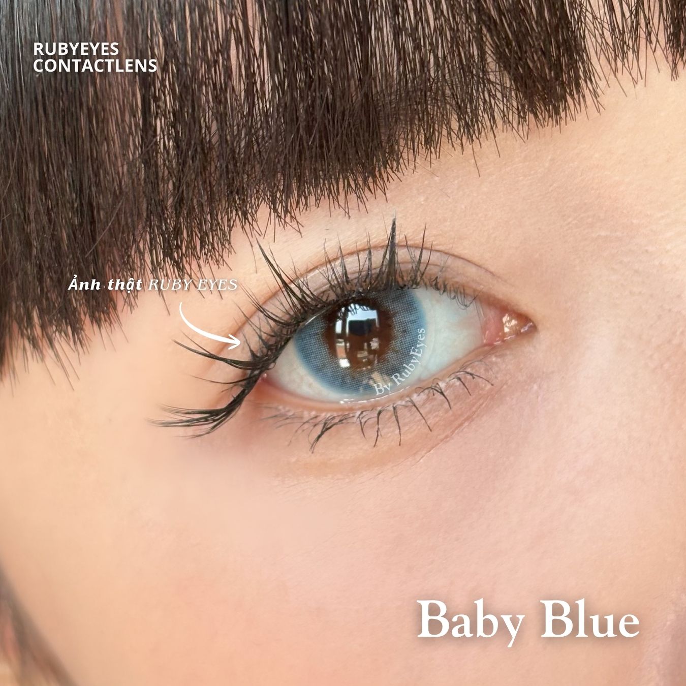 Kính Áp Tròng Màu Xanh Baby Blue