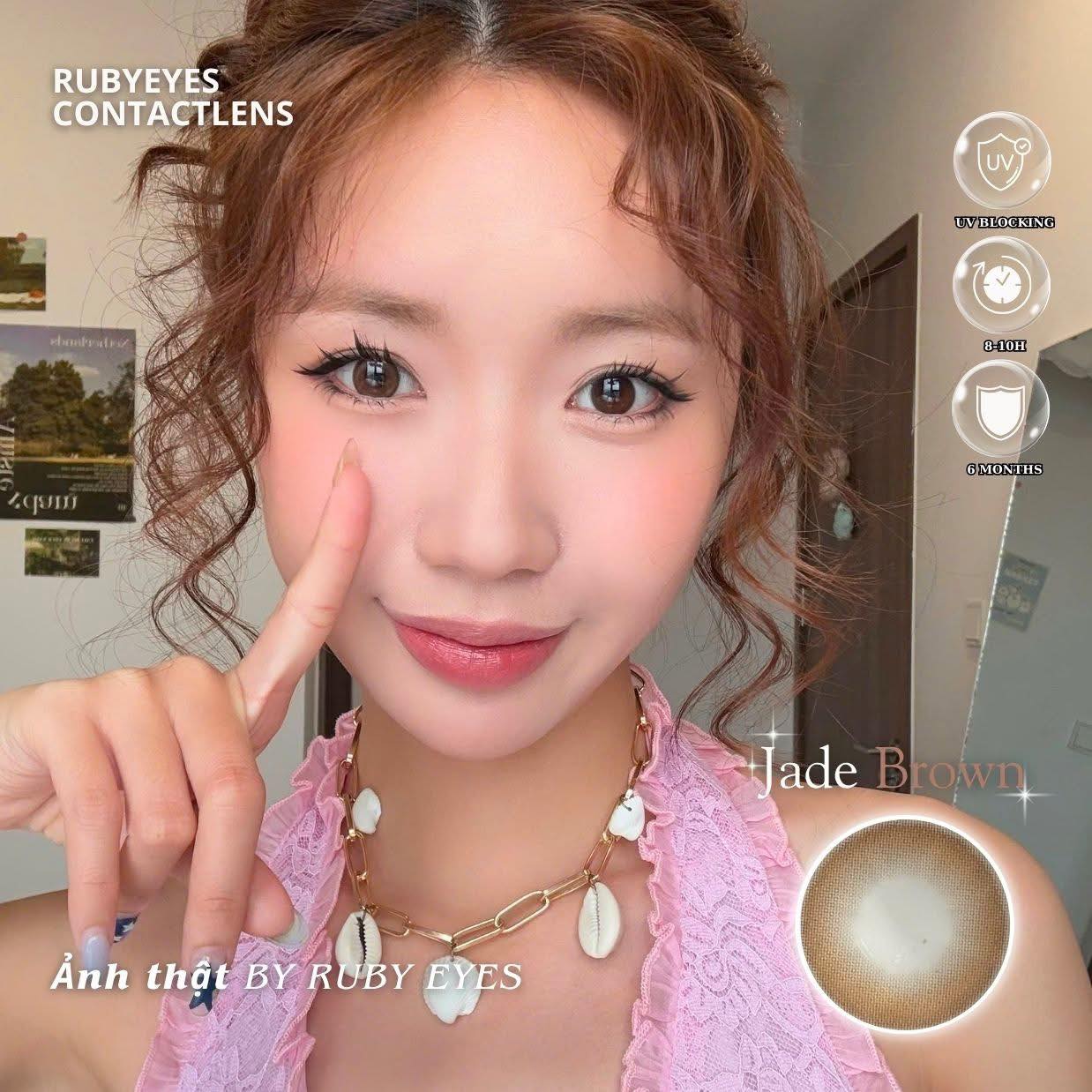 Kính Áp Tròng Màu Nâu Jade Brown