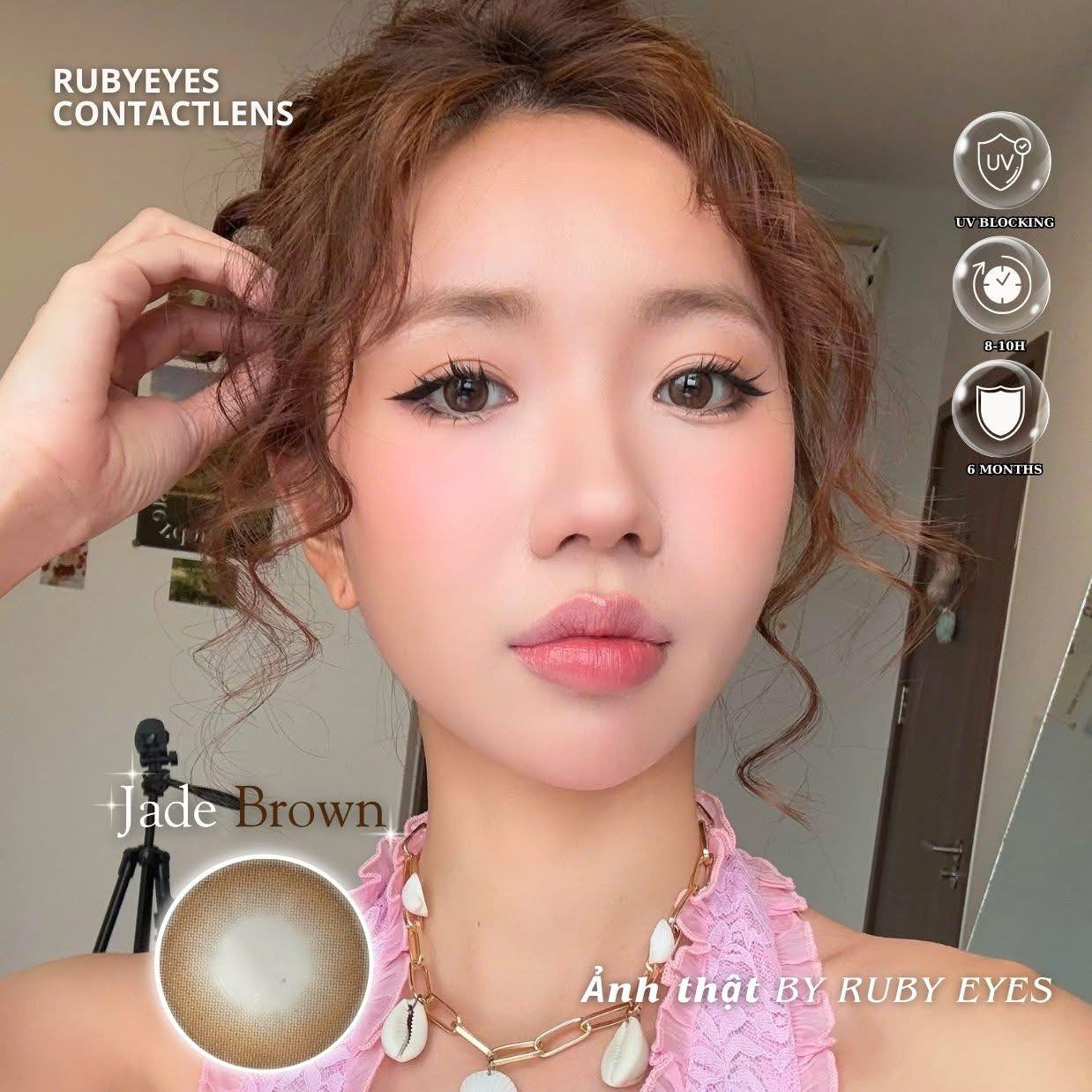 Kính Áp Tròng Màu Nâu Jade Brown