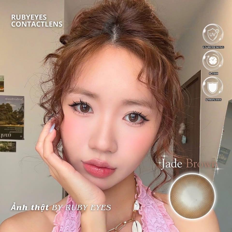 Kính Áp Tròng Màu Nâu Jade Brown