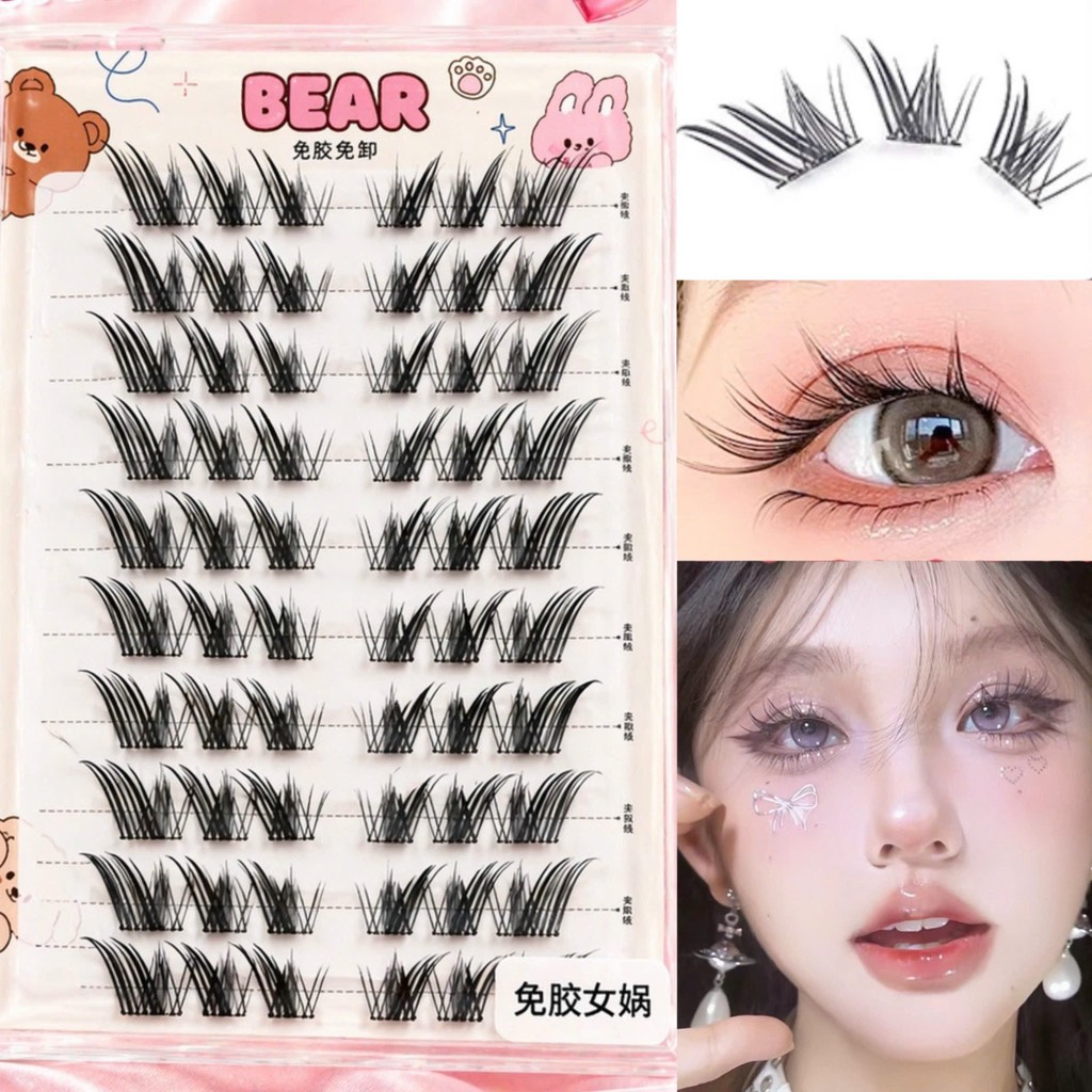 Tổng Hợp Mi Giả 10 Hàng Sẵn Keo