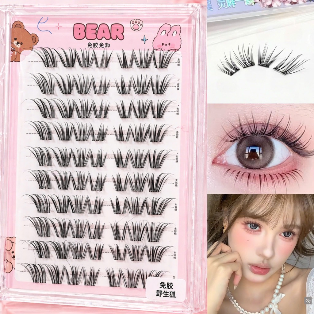 Tổng Hợp Mi Giả 10 Hàng Sẵn Keo