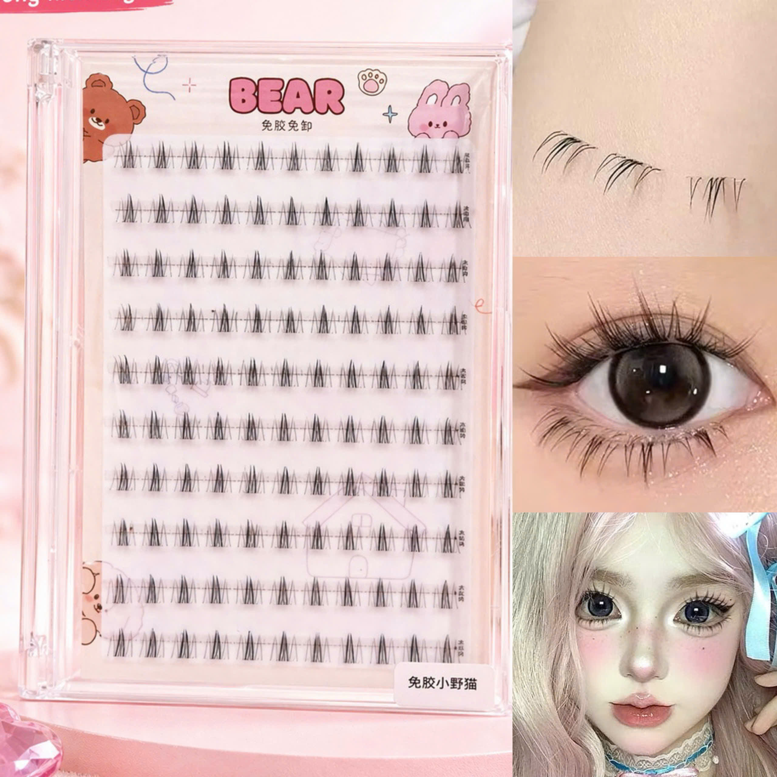 Tổng Hợp Mi Giả 10 Hàng Sẵn Keo