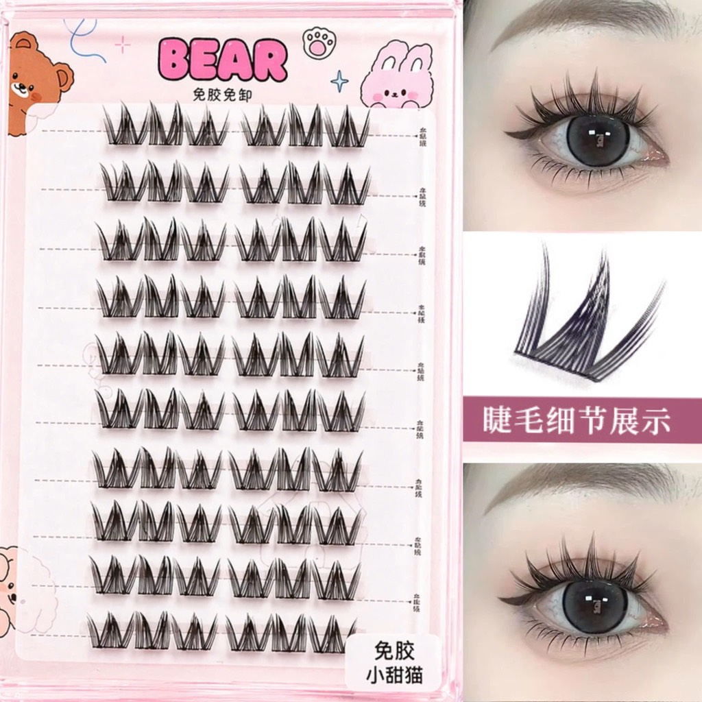 Tổng Hợp Mi Giả 10 Hàng Sẵn Keo