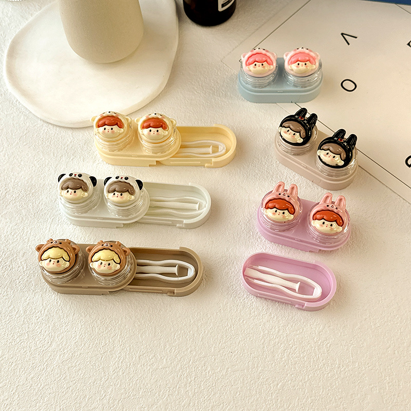 Khay Đựng Lens Họa Tiết Charm Cừu Dễ Thương