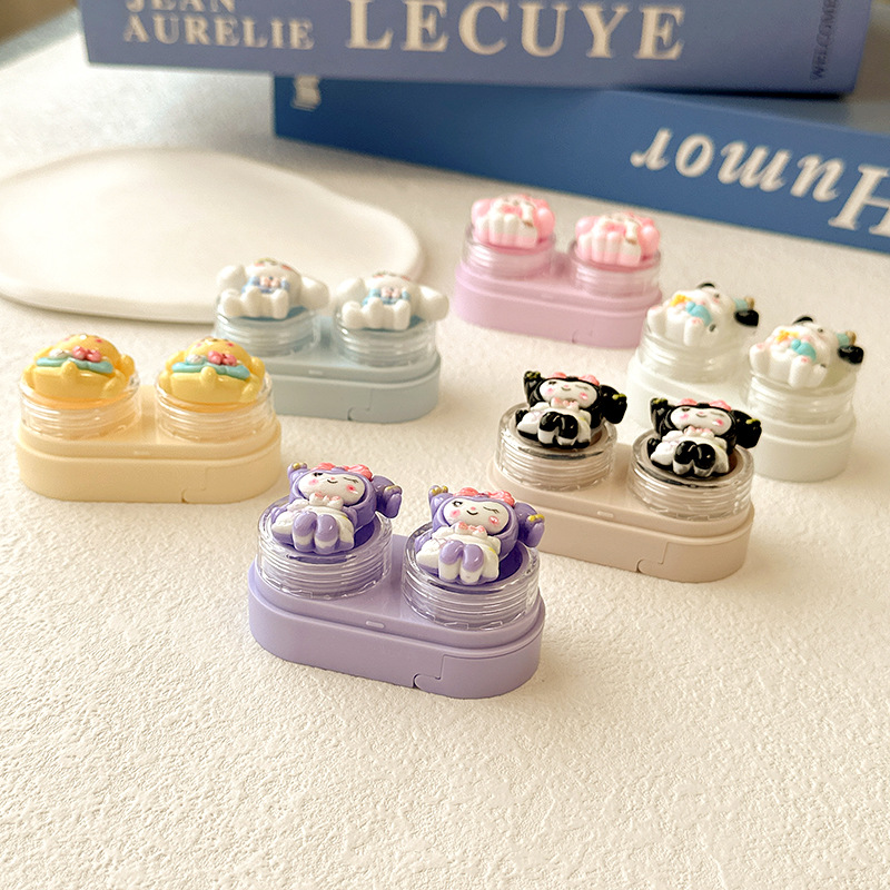 Khay Đựng Lens Họa Tiết Charm Kuromi