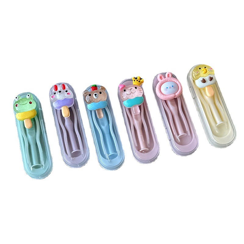 Bộ Dụng Cụ Nhíp Gắp Lens Kèm Dụng Cụ Đeo Hộp Charm