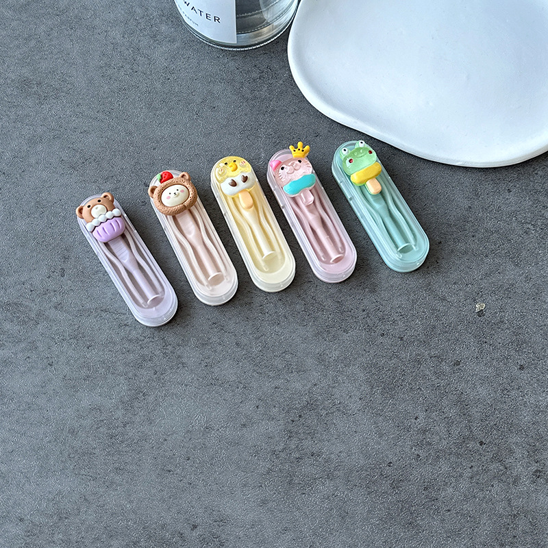 Bộ Dụng Cụ Nhíp Gắp Lens Kèm Dụng Cụ Đeo Hộp Charm